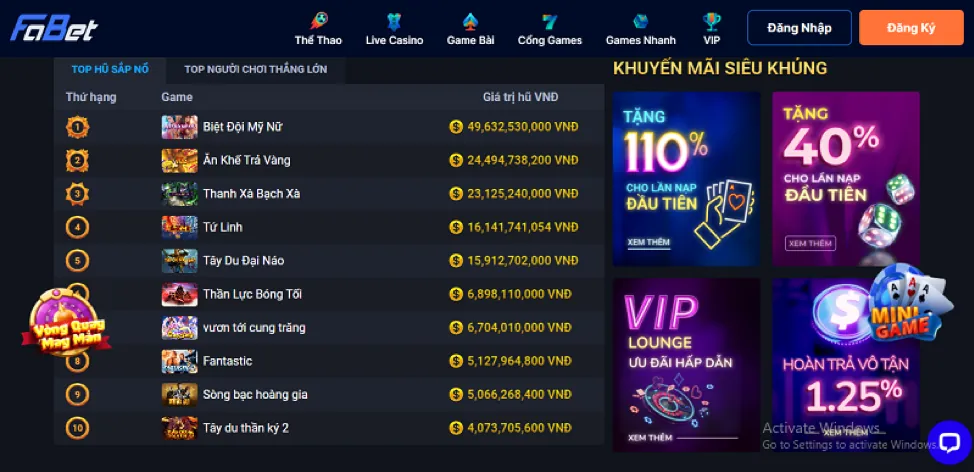 Game Bắn Cá Phượng Hoàng Lửa v788t